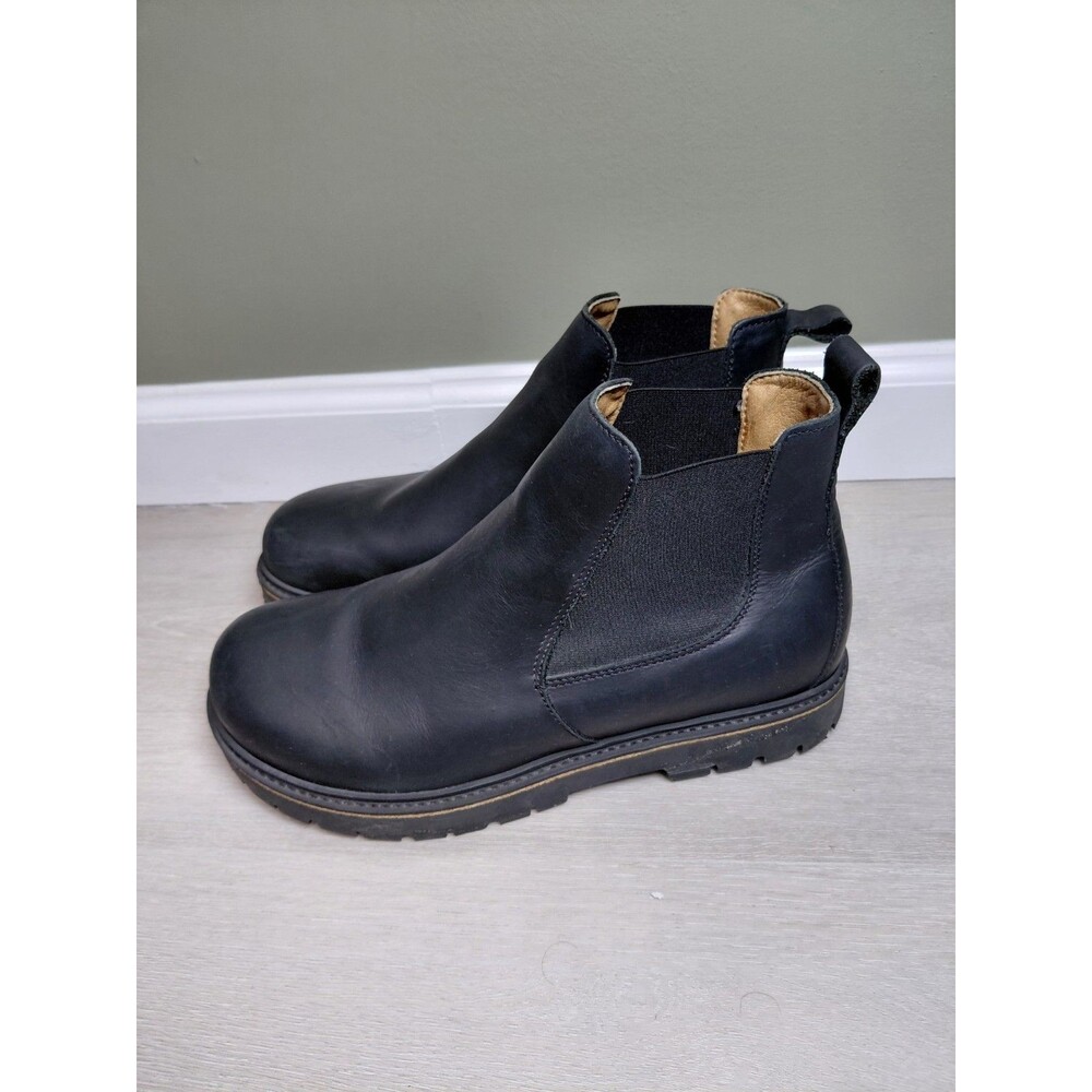 Birkenstock Stalon Black Leather Chelsea Boots mens Size 43EU 10US Regular